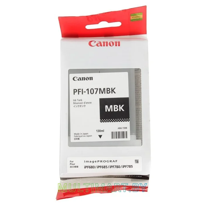 Картридж Canon PFI-107MBK